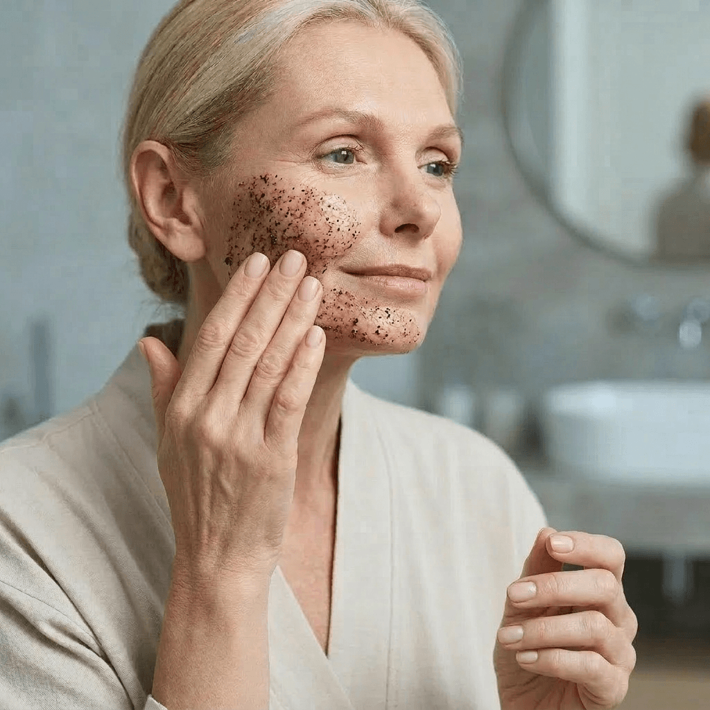 Scrub Esfoliante con Glicolipidi e Polvere di Caffè | SOSTANTIA Dermo-Seta