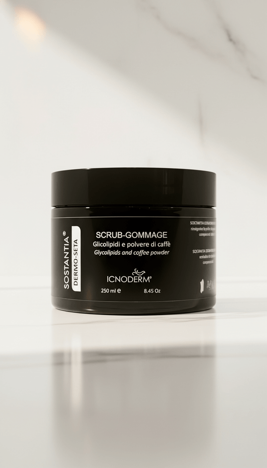 Exfoliating Scrub with Glycolipids and Coffee Powder