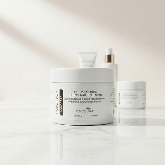 Crema Corpo Idratante con Acido Ialuronico e Rosa Mosqueta | SOSTANTIA Body-Care