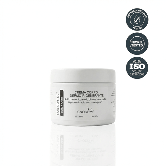 Moisturizing Body Cream with Hyaluronic Acid and Rosehip 
