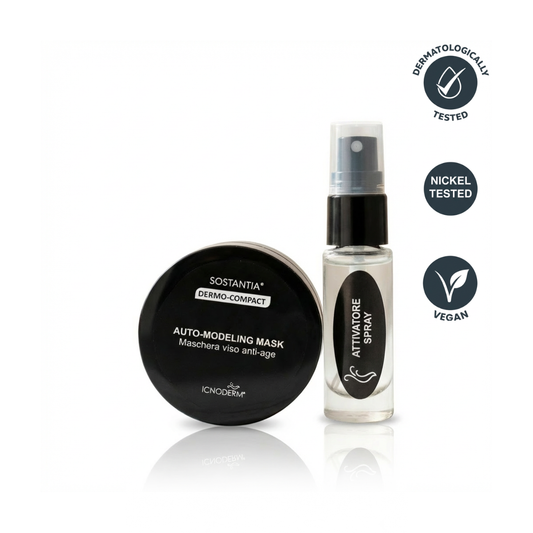 Maschera Viso Anti-Age con Alghe Marine + Attivatore | SOSTANTIA Dermo-Compact
